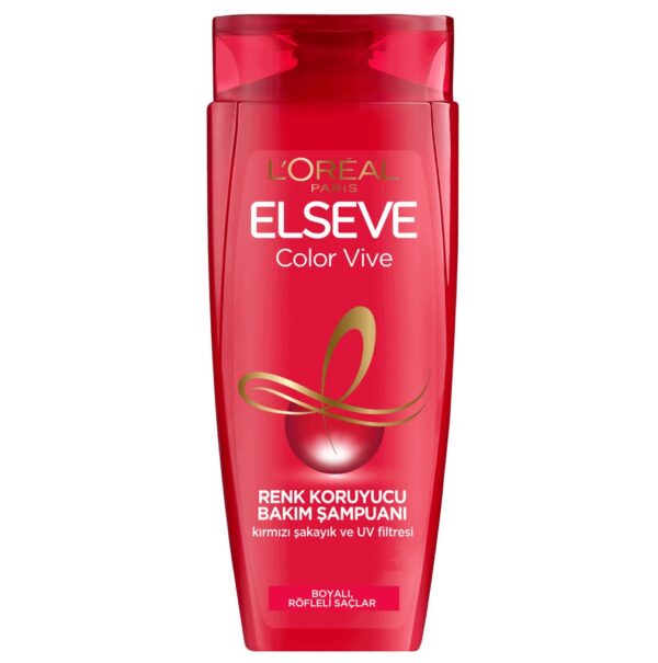 شامپو مخصوص موهای رنگ شده السیو ELSEVE قرمز 360ml