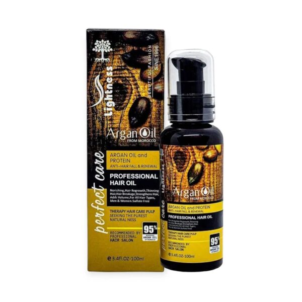 روغن آرگان لاینتس, Lightness argan oil protein, روغن مو پروتئینه 100 میل, تقویت کننده مو بدون سولفات, روغن آرگان ضد ریزش لایتنس, ترمیم مو آسیب دیده لاینتس, خرید روغن آرگان ترکیه ای, روغن مو حجم دهنده تورک مارکت ارس ، بهترین روغن آرگان برای موهای خشک و وز, روغن لاینتس پروتئینه مناسب موهای رنگ شده, تقویت ریشه مو با روغن آرگان Lightness 100 میل, خرید آنلاین روغن آرگان ضد موخوره از ترکیه, سرم مو لایتنس با ویتامین B5 برای رشد مو