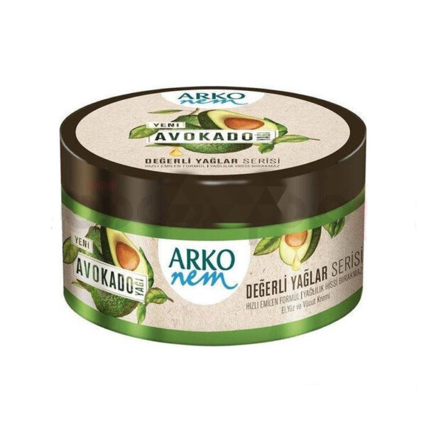 کرم نرم و مرطوب‌ کننده آرکو نم ARKO NEM حاوی روغن آووکادو حجم:250ml