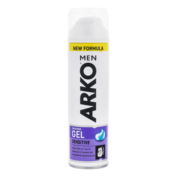 ژل اصلاح آرکو ARKO مدل: Sensitive مناسب پوست حساس حجم:200ml