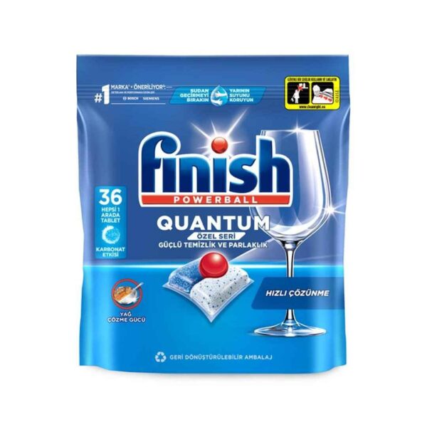 قرص ماشین ظرفشویی فینیش finish مدل: کوانتم تعداد: 36 عددی